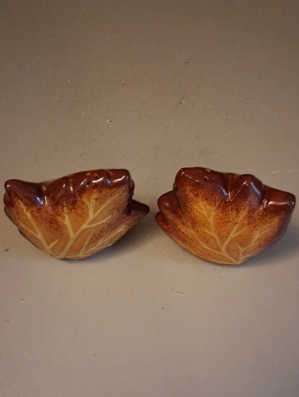 Autumn Leaf Salt And Pepper Shakers